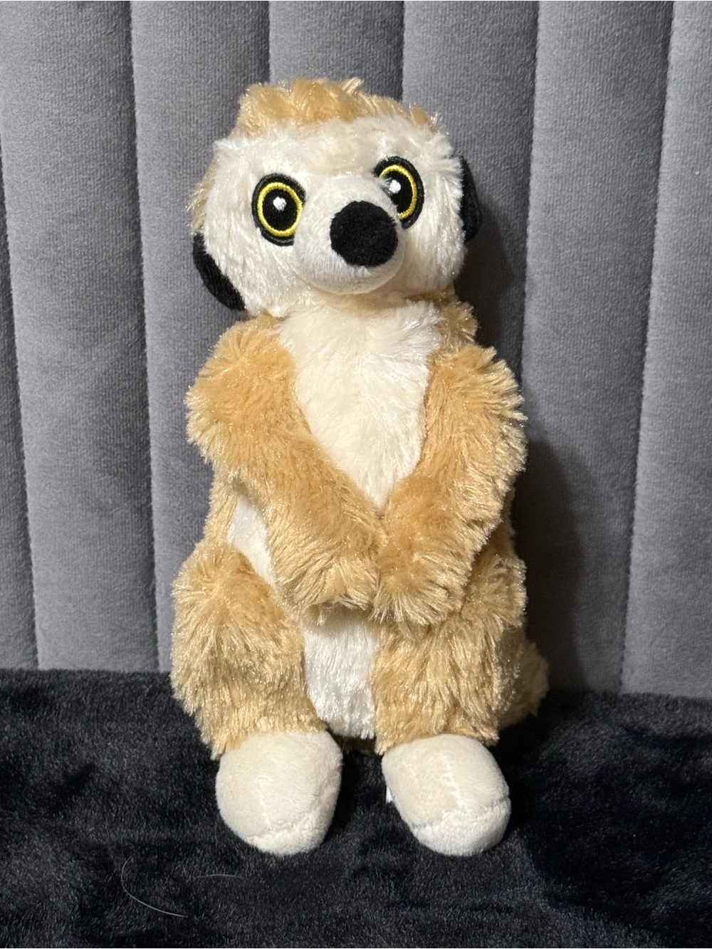 💞4/$35-Wildlife Artists Meerkat Plush Stuffed Animal Standing Tan White Soft Toy